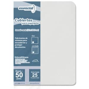 Cubierta Esencial Estriado Kristal T/c 50 Pzas