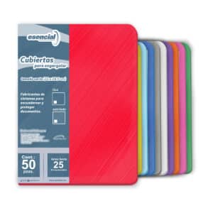 Cubierta Esencial Estriado Multicolor T/c 50 Pzas