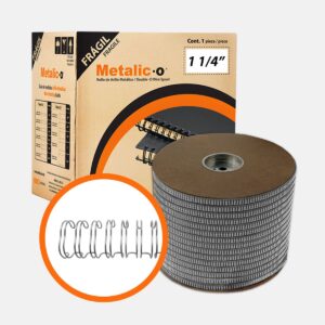 Bobina Arillo Metálico 1 1/4″ (Paso 2:1) Níquel