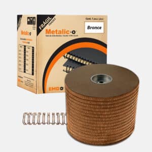 Bobina Arillo Metálico 1/2" (Paso 3:1) Bronce