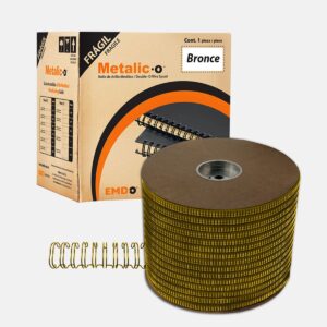 Bobina Arillo Metálico 1/2″ (Paso 3:1) Bronce