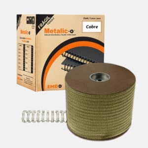 Bobina Arillo Metálico 3/4 (Paso 2:1) Cobre