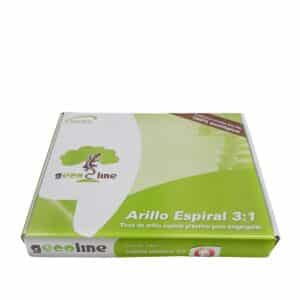 Caja Arillo Espiral 3:1 Gecoline "18mm" Multicolor (160 hojas) PRECIO ESPECIAL