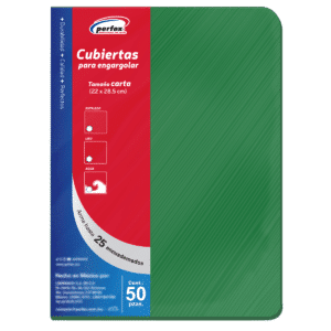 Cubierta Premium Estriado Verde Intenso Carta