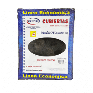 Cubierta Bipol Estriado 14p Tamaño carta Caramelo (50pzas)