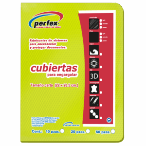 Cubierta Premium Diamante 14p Tamaño carta amarillo (50pzas)