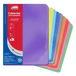 Perfex Cubierta/encuadernar Aqua Multicolor T/c 50 Pzas