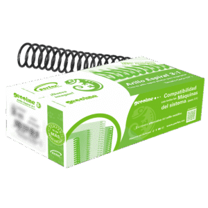 Caja Arillo Espiral 3:1 Gecoline "50mm" Negro (440 hojas)
