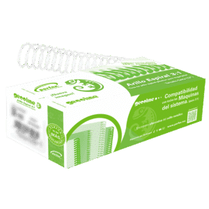 Caja Arillo Espiral 3:1 Gecoline "50mm" Kristal (440 hojas)