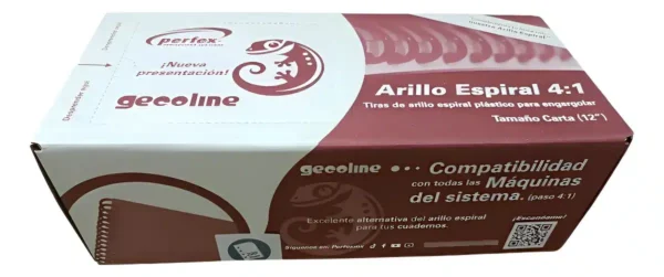 Arillo Espiral 06 mm Color Negro Paso 4:1