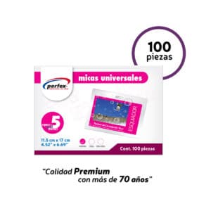 Mica térmica esquiador 11.5 x 17cm 5mil 100 piezas