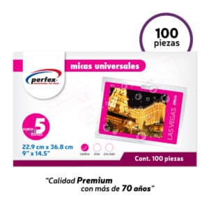 Mica térmica oficio 22.9 x 36.8cm 5mil 100 piezas