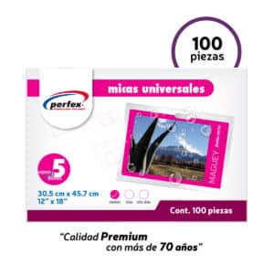 Mica térmica DC 30.5 x 47.7cm 5mil 100 piezas