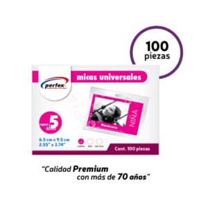 Mica térmica niña 6.5 x 9.5cm 5mil 100 piezas